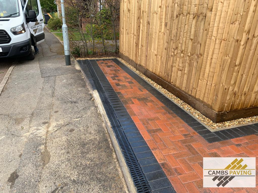 completed block paving in Histon Cambridgeshire