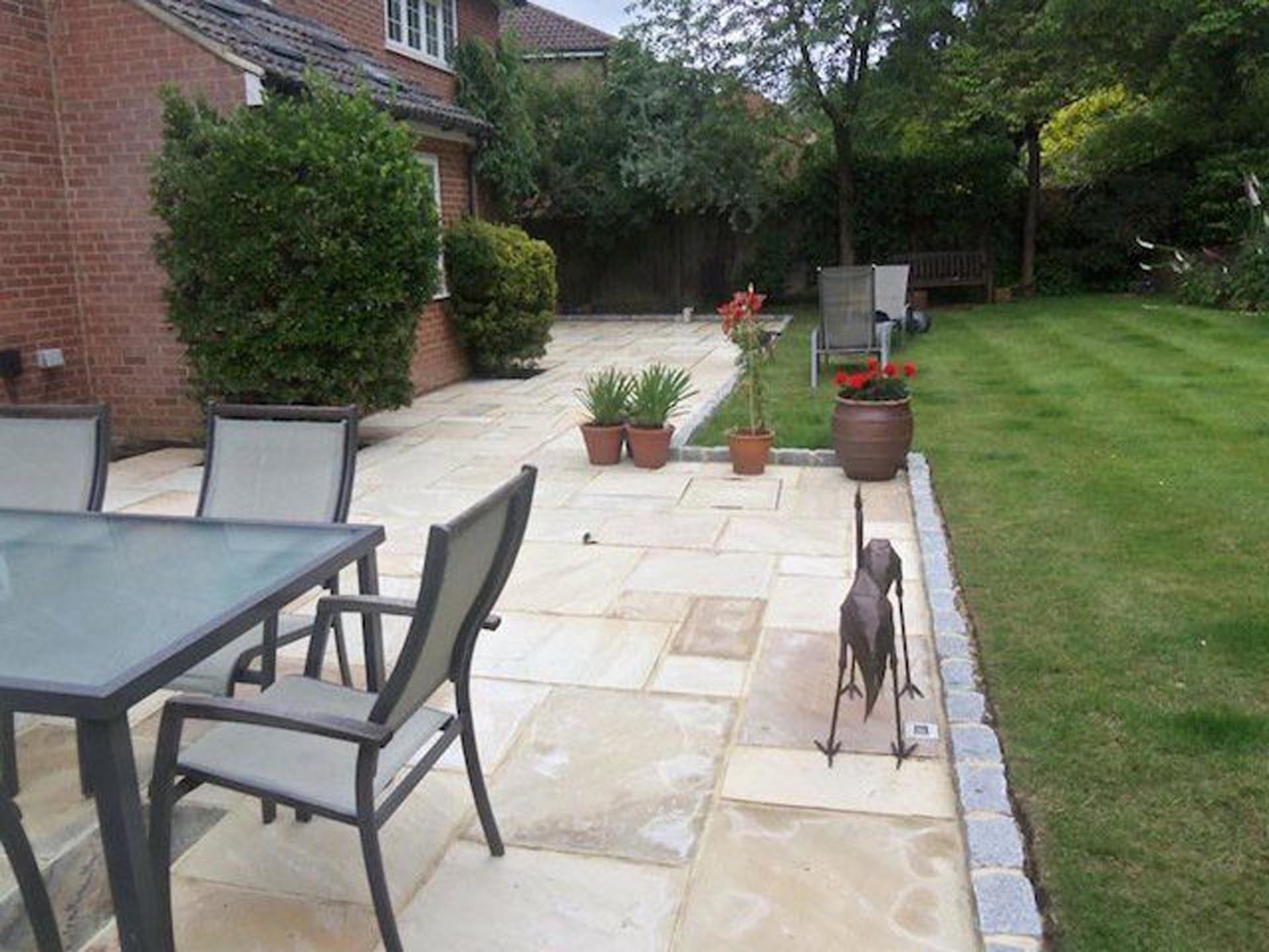 Patio and pathways throughout Cambridgeshire